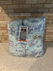 New $48.00 HURLEY girls Sherpa Printed Quarter-zip Jacket - Size: s 6/6x - Picture 1 of 3