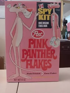 1973 Post Pink Panther Flakes Box.🌟 5-1 Spy Kit🌟REPRODUCTION 🌟 - Picture 1 of 6