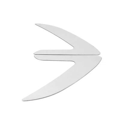 Side Door Molding Trim Decorative for Lincoln Stainless Steel Silver 2 Pcs - Image 1 of 4