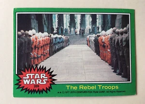 Topps 1977 Star Wars Karte - Green Series - The Rebel Troops #209 - Bild 1 von 2