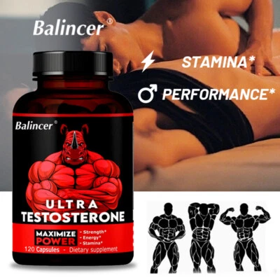 BALINCER Ultra Testosterona 120 Cápsulas. Tribulus, Maca, Ashwagandha y Epimedium