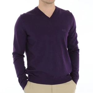 HUGO BOSS MAGLIONE UOMO SWEATER MAN 100% LANA MERINO/ MERINO WOOL Mod: BATISSE - Imagen 1 de 7