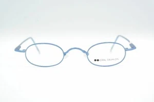 Vintage Opal Fashion KT 105 Blue Oval Glasses Eyeglass Frame NOS - Picture 1 of 6