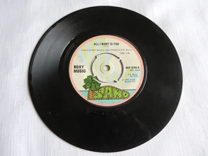 Roxy Music – All I Want Is You WIP.6208 VINYL VG - Picture 1 of 1