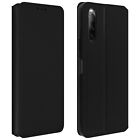 Back cover Sony Xperia 10 2 Wallet and stand function - Black