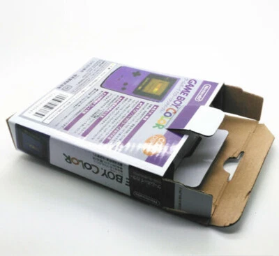 Purple Console Box Paper Package For Nintendo Game Boy Color GBC - Image 1 of 3