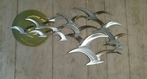 Metal Sculpture Sunset Sculpture Large Wall Hanging Home Decor Living Room Art - Picture 1 of 3