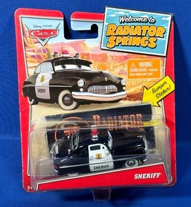 New - SHERIFF - WELCOME TO RADIATOR SPRINGS Pixar CARS Bumper Sticker POLICE CAR - Picture 1 of 7