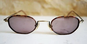 Vintage CALVIN KLEIN Sunglasses 339 553 Tortoise Shell Wire Frame +2 Bonus Lens - Picture 1 of 13