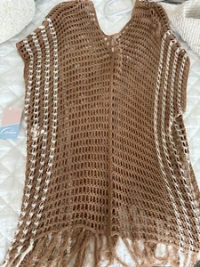 Crochet Beach Cover Up - Picture 1 of 4