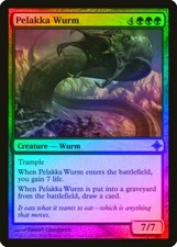 Pelakka Wurm FOIL Rise of the Eldrazi NM Green Uncommon MAGIC CARD ABUGames