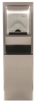 Bote de basura George-Pacific PLATEADO hecho en acero, nuevo, sin usar, sin abrir Foto 1 de 4