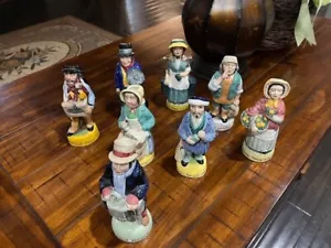 INCREDIBLE LOT VINTAGE 1980 CRIES OF LONDON TOBY JUGS SET OF EIGHT!! - Picture 1 of 6