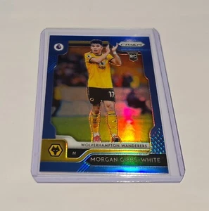 2019/20 Panini Prizm Premier League Blue Parallel Morgan Gibbs-White 191/199 - Picture 1 of 2