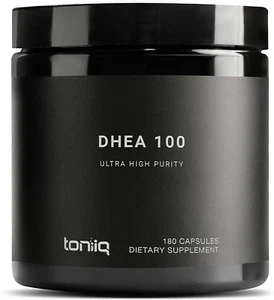 Toniiq Ultra High Strength DHEA Capsules - 100Mg Micronized Formula - 99%+ Highl - Picture 1 of 12