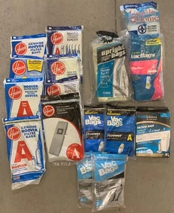 SIXTY (60) HOOVER CONCEPT DECADE ELITE VACUUM CLEANER BAGS, TYPE A, KENMORE 5037 - Picture 1 of 2