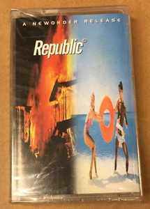 NEW ORDER - REPUBLIC (1995) SEALED CASSETTE MADE IN TURKEY - Picture 1 of 2