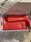 MONCLER HERMINE TALL WELLINGTON BOOTS RED BNWB/BOOT BAG 100% GENUINE SIZE U.K. 5