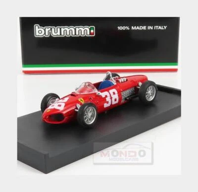 1:43 BRUMM Ferrari F1 156 #38 World Champion 3Rd Monaco Gp 1961 Phil Hill R124 M - Image 1 of 2