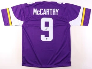 J.J. McCarthy signiertes Minnesota Vikings Trikot (Beckett) XL alles aufgenäht! - Bild 1 von 3
