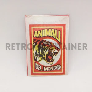 Figurine ANIMALI DEL MONDO 1969 - Ed. Dell'Arte Bustina Sigillata Pack Stickers - Imagen 1 de 1