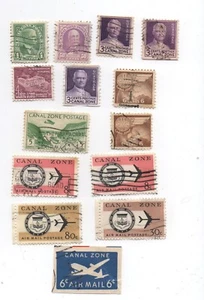 United States Canal Zone used 105 114 117 152 153 C7 C22 C43 C47 UC3 - Picture 1 of 1