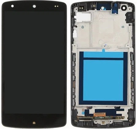 Display completo (touch+LCD) nero con frame LG D820 Nexus 5 - Immagine 1 di 1