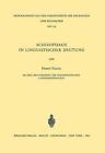 Schizophasie In Linguistischer Deutung By H. Flegel (German) Paperback Book