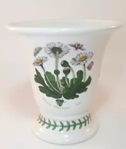 Portmeirion Botanischer Garten 5 1/2" Cachepot Vase Bellis Perennis Gänseblümchen 1980er Sehr guter Zustand - Bild 1 von 5