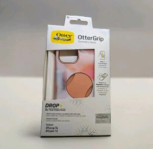 A3. OtterBox OtterGrip SYMMETRY SERIES for iPhone 14 and iPhone 13 - Peaches - Photo 1 sur 4