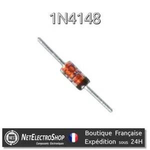 Diode 1N4148 - Diode commutation rapide - Lot de 10 à 500pcs - Picture 1 of 1