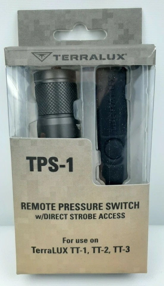 TPS-1 Remote Pressure Switch With Strobe Access For TerraLUX TT-1, TT-2, TT-3 - Image 1 of 4