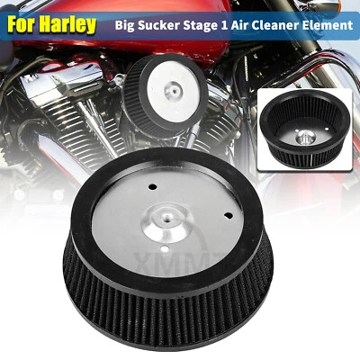 Big Sucker Stage 1 Air Filter Element For Harley Electra Glide Road King Softail - Image 1 of 4