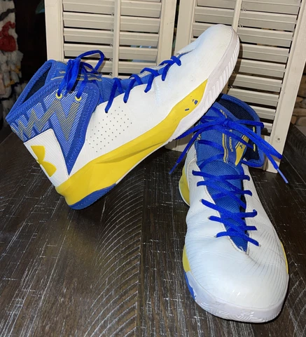 UNDER ARMOUR Steph Curry Golden State Warriors LIGHTENING Sneakers Sz 13 Cover
