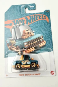 Hot Wheels Toon'D '83 Chevy Silverado #1 1/6 - 2024 Pearl and Chrome 56th - Picture 1 of 2