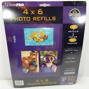 Ultra PRO 53610N 8.5"X11" Photo Refill Pages 10 Sheets - Holds 60 4"×6" Photos - Picture 1 of 5