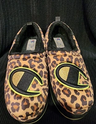 Champion Hot Stuff платформе женские туфли размер 9 Вт леопард повседневные тапочки - Изображение 1 из 3