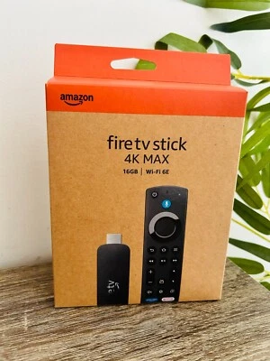 NEW 2024 Amazon Fire TV Stick 4K MAX Ultra HD Alexa Voice Remote Media Player - Image 1 of 4