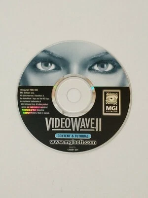 VIDEOWAVE 2 MGI CD-ROM for WINDOWS Tutorial & Content VIDEO WAVE II  - Image 1 of 3