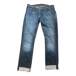 Citizen Of Humanity Med Blue Denim High Rise Straight Leg 5PK Jeans Size 32 - Picture 1 of 7