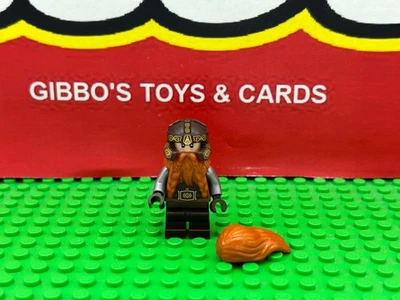 NEW LEGO GIMLI THE DWARF minifigure LOTR/HOBBIT set 10316 figure lor119 - Image 1 of 2