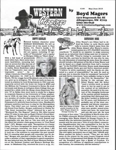 2019 mayo - junio #149 Western Clipings - B Western Movie Fanzine - - Imagen 1 de 2