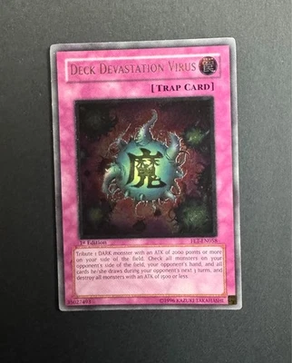Deck Devastation Virus FET-EN058 Ultimate Rare 1st Edition Never Played NM/VLP  - Image 1 of 4