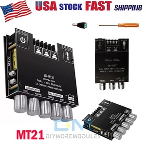 Placa amplificador de potencia Bluetooth mono/amplificador de doble canal ZK-1001U 10002T ZK-MT21 - Imagen 1 de 57