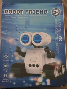 Mini Remote Control Programming Robot Multifunctional LED Lights, Music Kids 3+  - Picture 1 of 7
