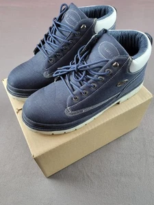 Lugz Men's Size 13 Canvas Blue Lace Up Boot - Picture 1 of 10
