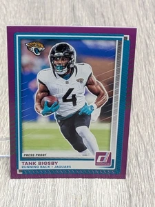 Tank Bigsby Jaguars 2025 Donruss Football #290 Press Proof - Picture 1 of 2
