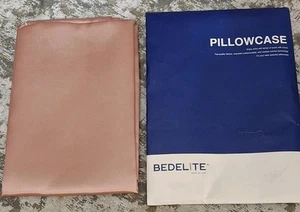 BEDELITE Satin Kissenbezüge Standard 20x26 Rose Rosa 2er Pack Paar Bettwäsche - Bild 1 von 7