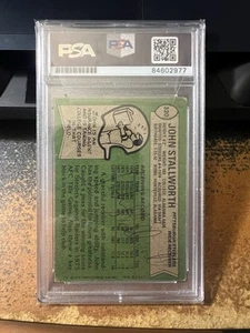 1978 TOPPS #320 JOHN STALLWORTH RC STEELERS HOF PSA DNA CERTIFIED SIGNED ON BACK - Picture 1 of 3