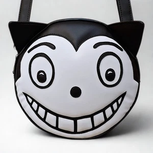 Handcrafted Nara Prado Catwoman Logo Batman Returns Bag - Picture 1 of 3